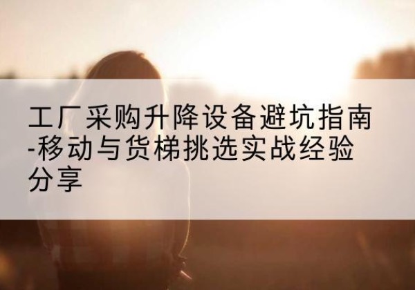 洛隆移动式升降机怎么选-工厂采购升降设备避坑指南-移动与货梯挑选实战经验分享